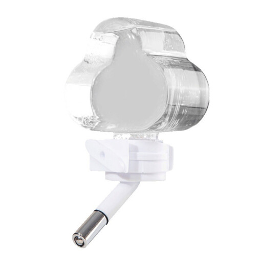 Pet Water Bottle for Rabbit Cavia Watering Solution- White