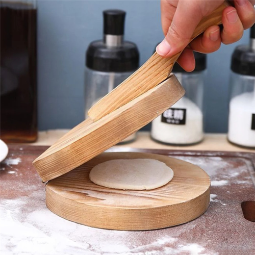 Dumplings Maker Dough Pressing Tool Dumpling Skin Artifact Machine DIY Kitchen Manual Wood Press Mold Kitchen Gadgets 1