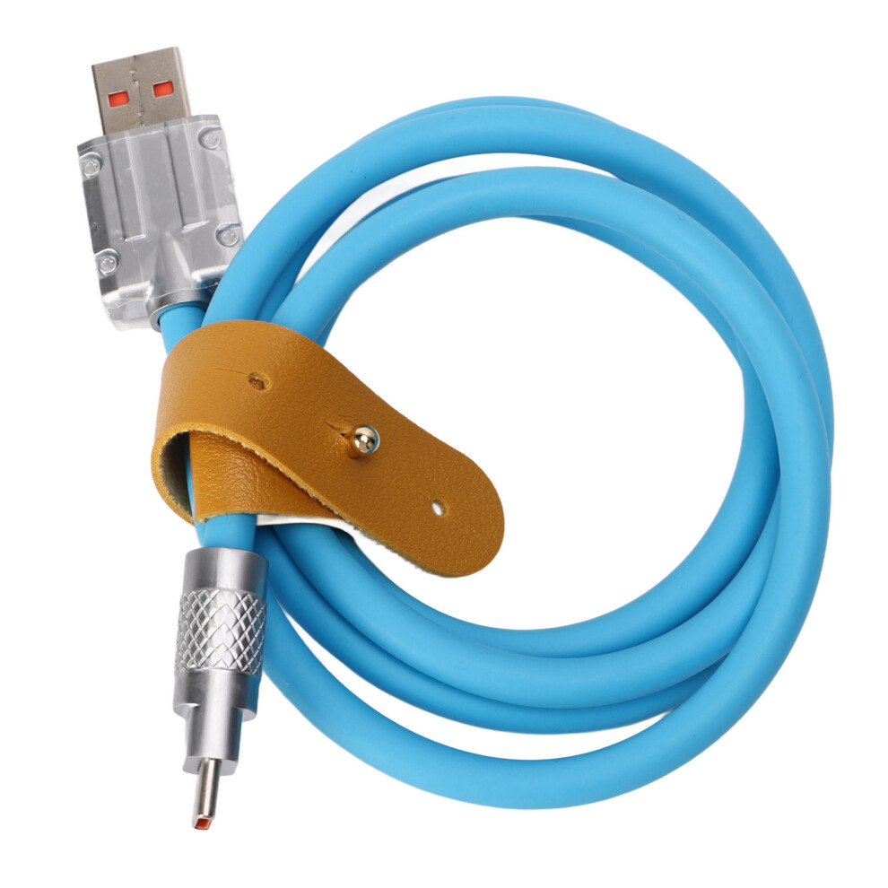 66W Liquid Silicone Usb C Charging Cable, 4.76Ft, Thickened 4681372444478
