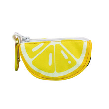 Practical Dog Poop Bag Dispenser Zippered Poop Bag Holder-lemon