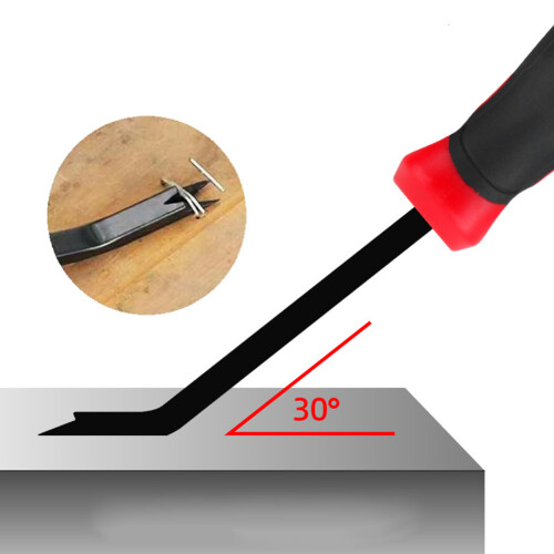 1pc Nail Puller Carpenter Upholstery Tool Remover Tool Remover Nail Disassembling Extractor Tool Upholstery Puller Pry Bar 2