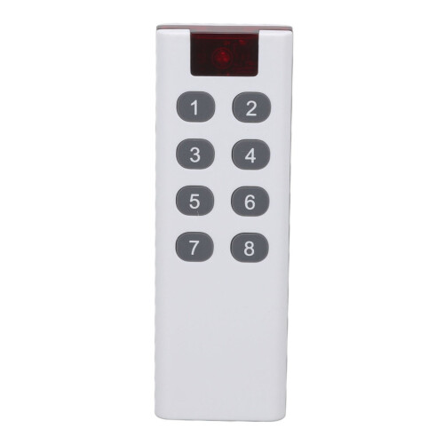 433MHz Wireless Remote Controller 8 Keys, 1000m Range, 40g 1