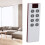 433MHz Wireless Remote Controller 8 Keys, 1000m Range, 40g 1