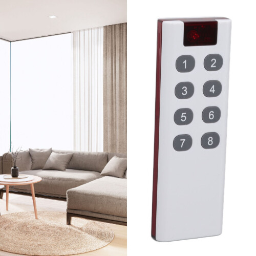 433MHz Wireless Remote Controller 8 Keys, 1000m Range, 40g
