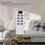 433MHz Wireless Remote Controller 8 Keys, 1000m Range, 40g 7