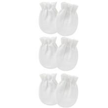 (As show, dark grey) Newborn gloves to prevent scratching face