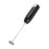 Automatic Handheld Milk Frother – Black & White, 23.6cm, AA Powered 3