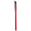 Angled Red Aluminum Eyebrow Brush with Nylon Bristles for Precise Brows 1