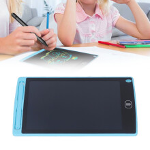 8,5 Zoll LCD Schreibtablet für Kinder, Bunt, Abwischbar, Blau