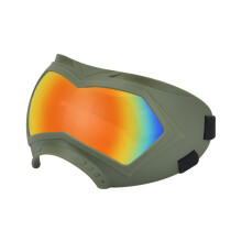 Lunettes de soleil pour animaux de compagnie, à-Armée vert rouge