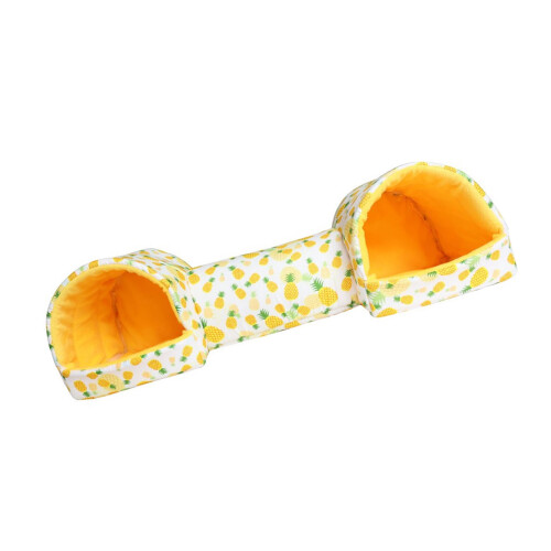 Tunnel pour gerbilles, lit souple pour rongeurs, adapté- ananas