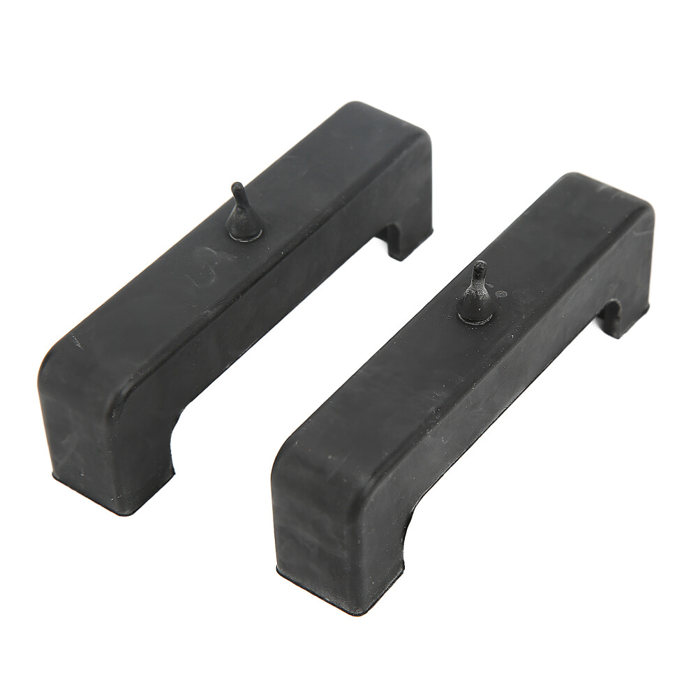 2 Pcs Rubber Radiator Insulator Pads For Express 2500-2019 Black 8421372450330