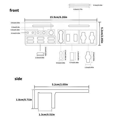 Support d'outils pour plantes d'aquarium, Support d'outils 2