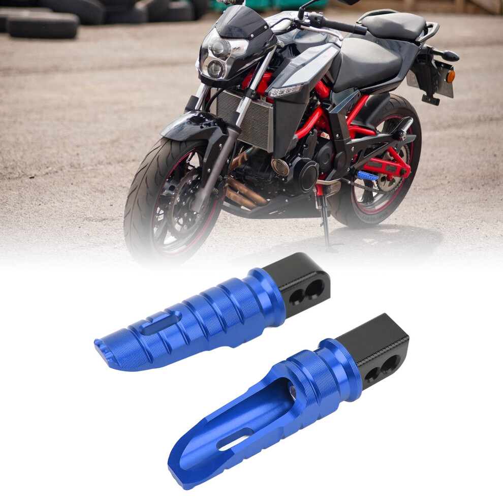 Motorcycle Rear Footpegs Cnc Aluminum Alloy For Gsx250r 2018Â2022 Blue 7681372450698