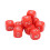 20PCS Red 16mm Plastic 6-Sided Number Dice for Teaching & Game 4