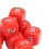 20PCS Red 16mm Plastic 6-Sided Number Dice for Teaching & Game 11
