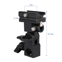 Metal Camera Fill Light Tripod Ball Head Aluminum Flash Holder B Type