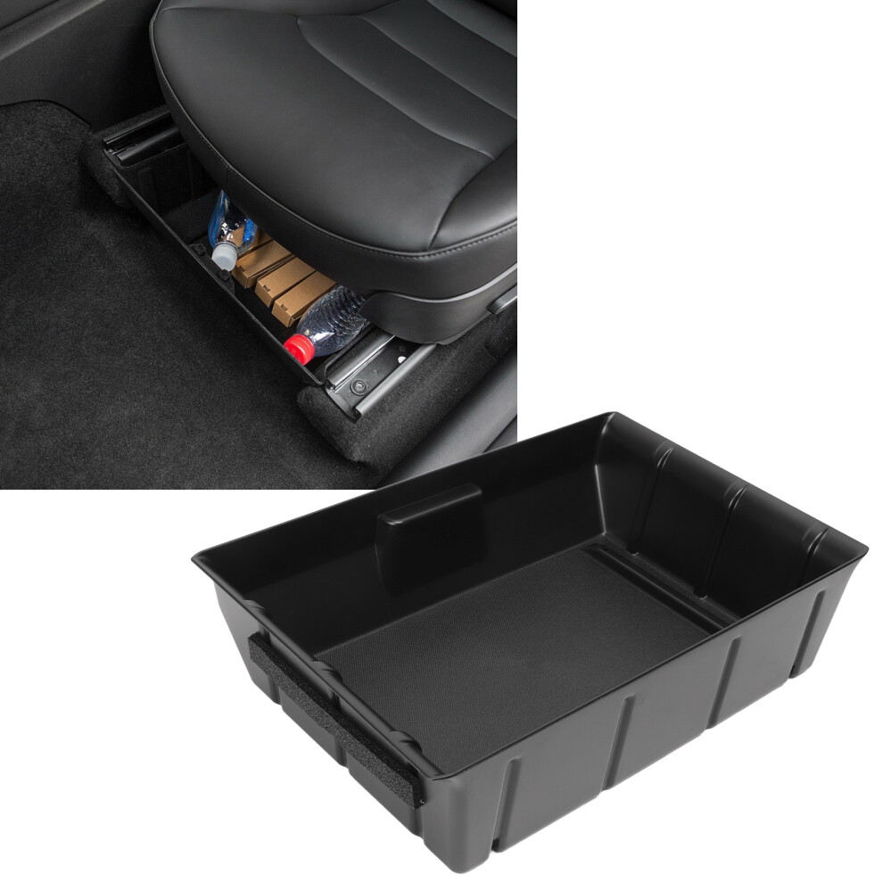 Tesla Model Y 2020Â2022 Under-Seat Organizer Anti-Skid Durable Abs 4981372453266