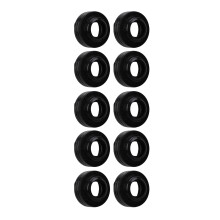 10er-Pack Gummidichtringe für den Öl- und Wellendichtring-Kit für AC-Kompressorschäfte, passend für 10S Klimaanlagen-Einheiten