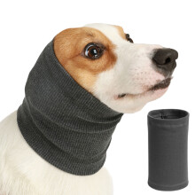 Dog Ear Cover Ear Muff Ear Wrap Calming Noise Canceling-Gray M