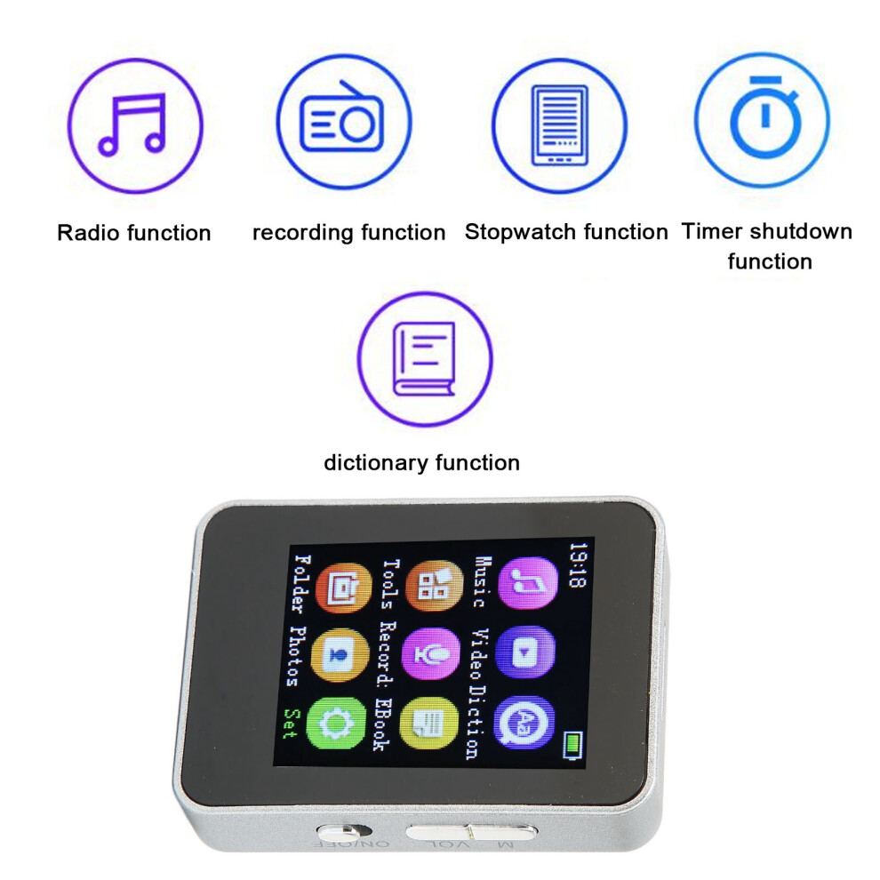 T7 Mp4-Player, 1,8 Zoll Großer Bildschirm, 7465065145685