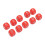 20PCS Red 16mm Plastic 6-Sided Number Dice for Teaching & Game 13