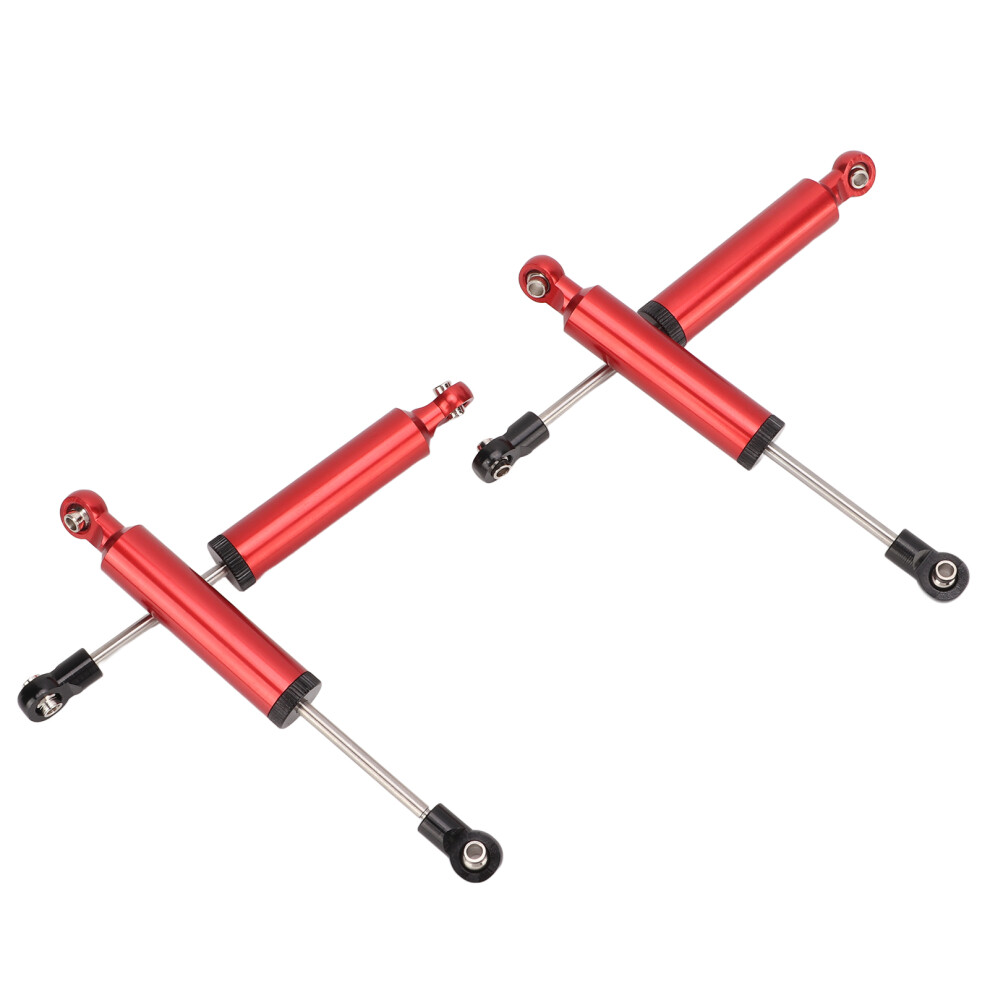 4Pcs Aluminum Alloy Oil Shock Absorbers For 1/10 Rc Climbing Car 110Mm Red 9321375731384