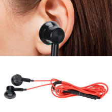 ME530 kabelgebundene Ohrhörer 3,5 mm Heavy Bass Ohrstöpsel 1,2 m Rot
