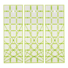 Quiltlineal mit Präzisionsschnitt, Winkelmarkierung, transparentem Acryl, 9 Zoll große rechteckige Schablonen für den täglichen Nähbedarf