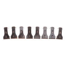 Firmly Fixed Brick Wall Clips for Outdoor Use, Heavy Duty Brick Hanger Wide Applications, No Drill Steel Brick Hook Clips for Patios Walls Fences