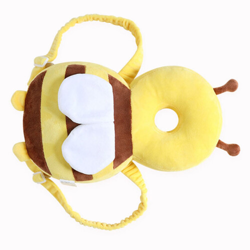 Στράτα Yellow Bee Baby Walker: Η κοίλη αυλάκωση στο κεφάλι εξασφαλίζει ασφαλή εφαρμογή, ενώ 2