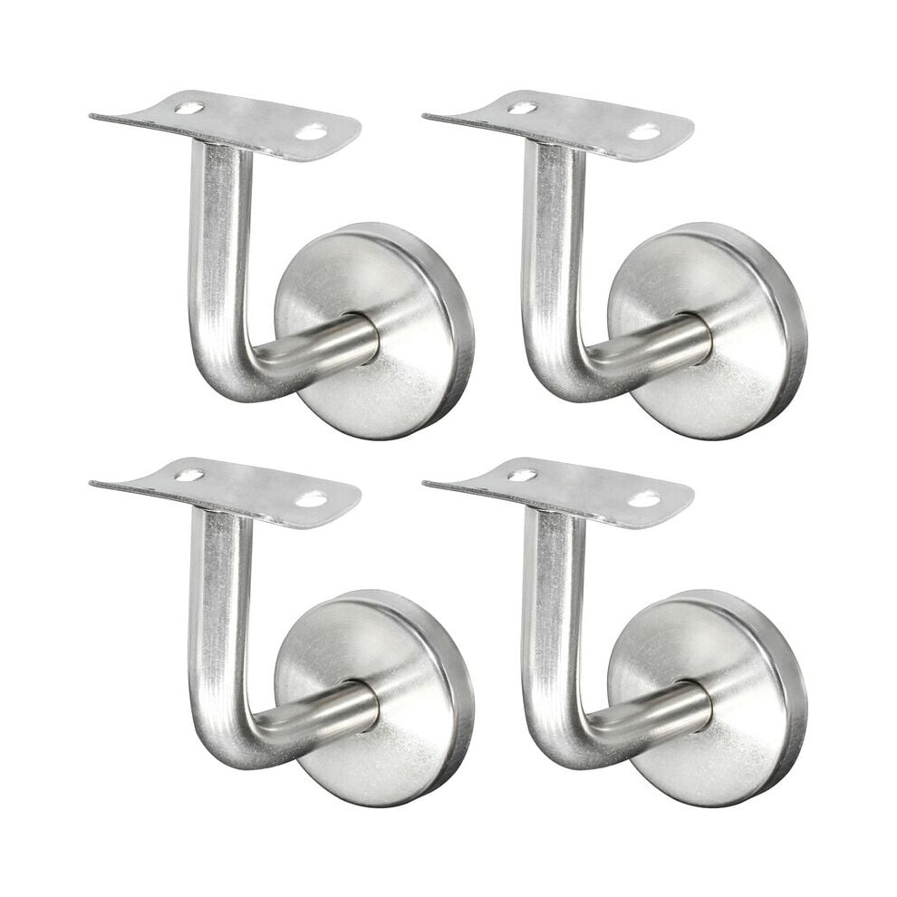 Elegant Stairway Support, Stainless Steel Handrail Brackets Curved Design Quick Installation For Home Improvement, Shopping Mall Guardrails, Building 9448196397152