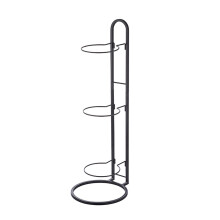 Multi-Purpose Vertical Ball Storage, Painted Nail-Free Heavy Duty Basketball Stand, Space Saving Organizer For Versatile Sports Equipment, Sturdy And