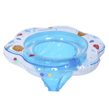 Babybadering med sikkerhetssete, dobbeltdekket luftkammerdesign, ideell for bading og svømming om sommeren, giftfri PVC-bassengflåter for