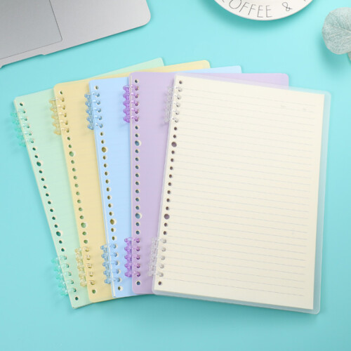 Office & School Essentials: Crystal Binder Rings, Snap Split Binding Combs With 5 Ring Design, Multi-Color Choices For Reusable Flexible Binding, 1