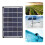 Waterproof Performance Solar Panel for Digital Cameras, Durable Solar Panel with 6W 5V Output, Monocrystalline Silicon Technology and Lightweight 4