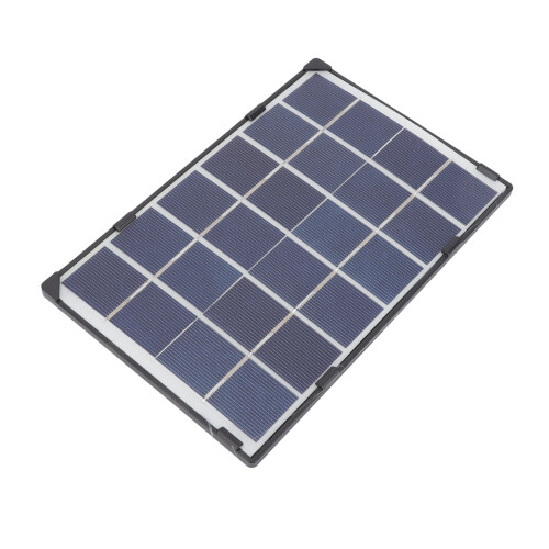 Waterproof Performance Solar Panel for Digital Cameras, Durable Solar Panel with 6W 5V Output, Monocrystalline Silicon Technology and Lightweight 1