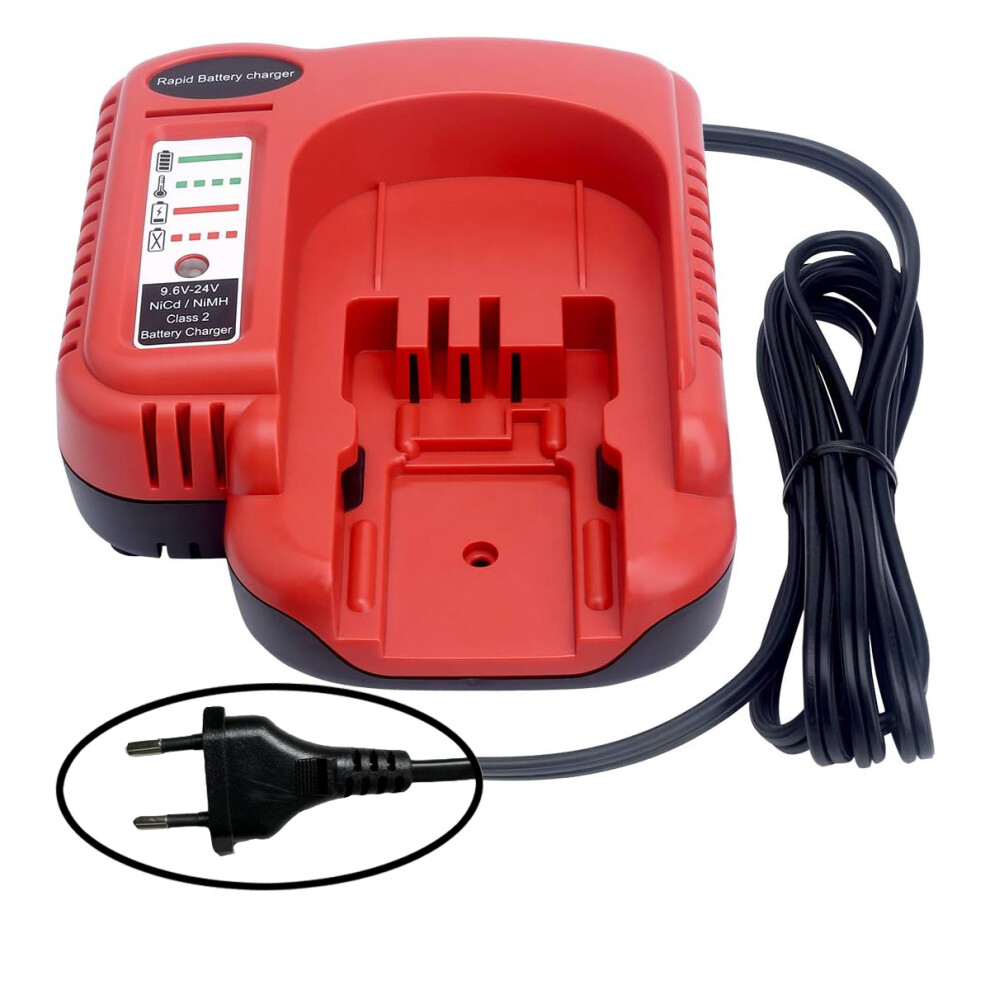Battery Charger For Black And Decker Compatible, Multi-Volt Fast Charger With Led Indicator, For 9.6V To 24V Nicd Nimh Batteries, Cooling System 9169997427403