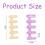 Office & School Essentials: Crystal Binder Rings, Snap Split Binding Combs With 5 Ring Design, Multi-Color Choices For Reusable Flexible Binding, 6