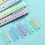 Office & School Essentials: Crystal Binder Rings, Snap Split Binding Combs With 5 Ring Design, Multi-Color Choices For Reusable Flexible Binding, 3