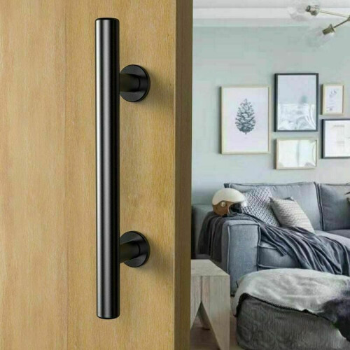 Round Pull Handle Set, Heavy Duty Solid Steel Construction, Interior Finger Pull with Professional Guarantee 2
