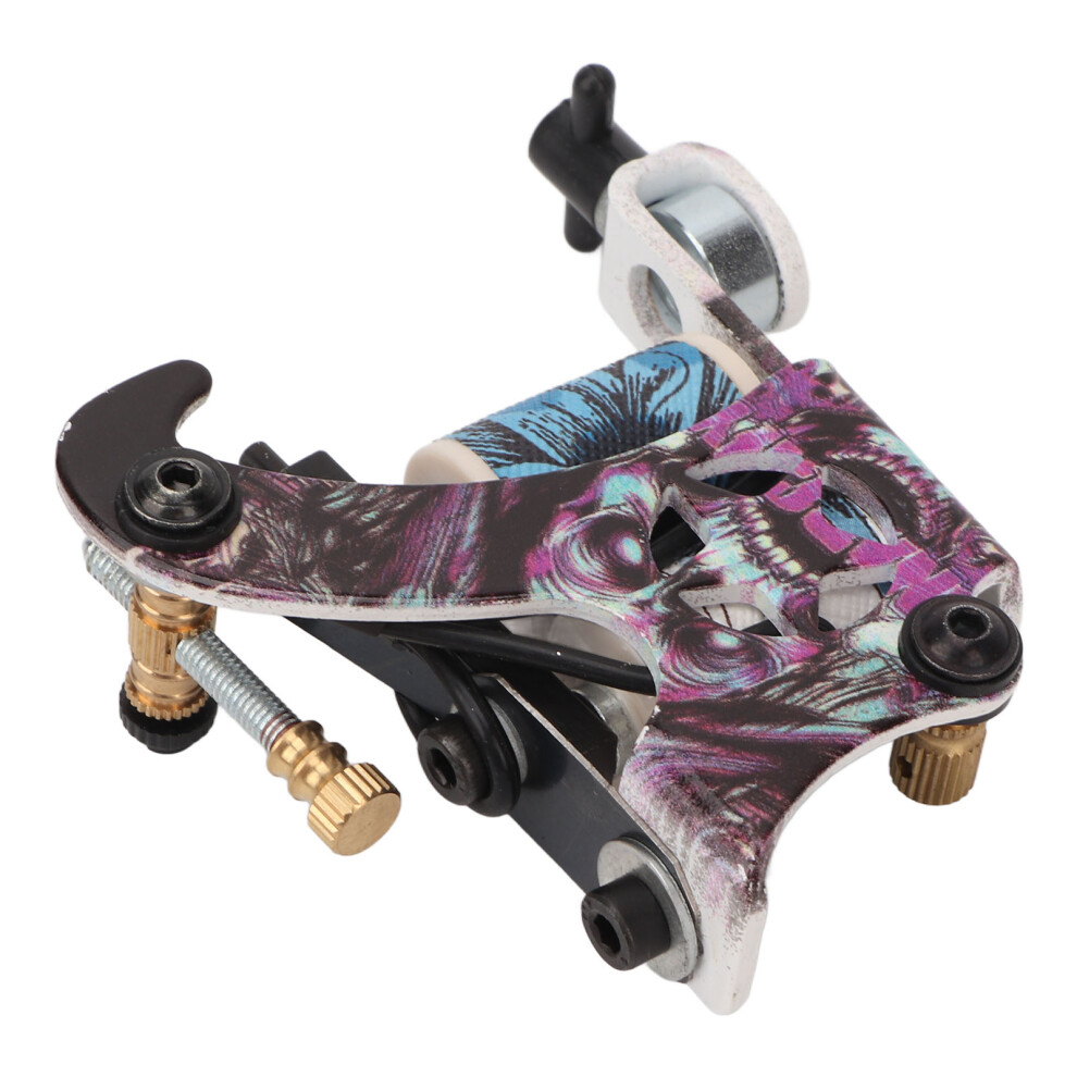 Portable 10 Wrap Coil Tattoo Gun - Ideal for Liners & Shaders