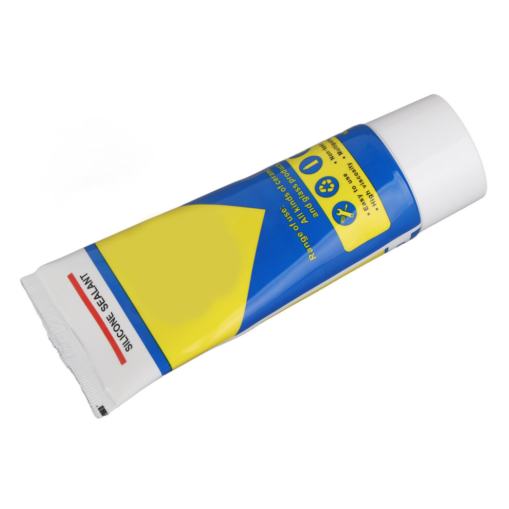 Clear Multipurpose Silicone Sealant Waterproof Caulk For Basement, Bathroom & Kitchen, 150G 9371381066659