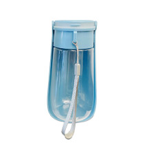 Foldable Dog Water Bottle Leak Proof for Walking Hiking-Blue