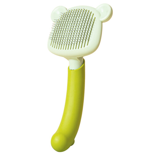 Brosse pour chiens et chats, peigne de toilettage-Vert