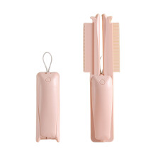 Cats Grooming Comb Plastic Teeth to Remove Tangles and-Pink