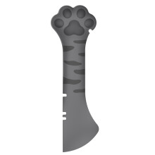Pet Food Can Spoons for Dog and Cats Food Cute Kitten Paw-Gray