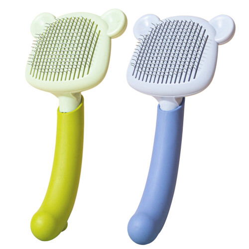 Brosse pour chiens et chats, peigne de toilettage-Vert 1