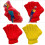 Vogel-Anti-Biss-Handschuhe, Bonding-Handschuh,-Rot 3