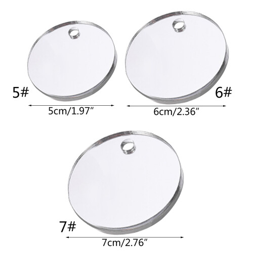 Round Betta Mirror Dia. 2-3 Inch For Betta-5cm double sided mi 1
